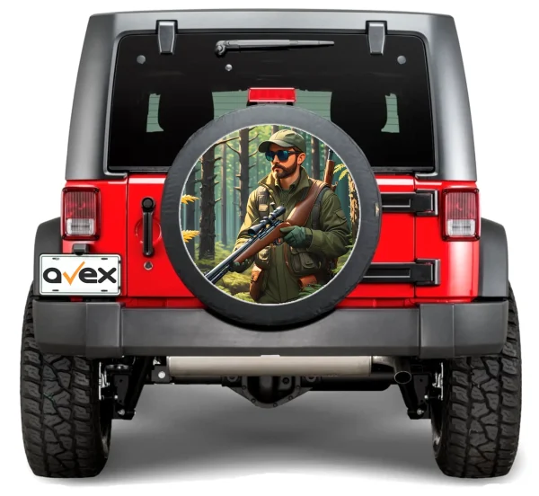 Sticker Auto "Roata de Rezerva" rezistenta la intemperii si raze UV, diametru 55 cm, Cod: AVX-RR19