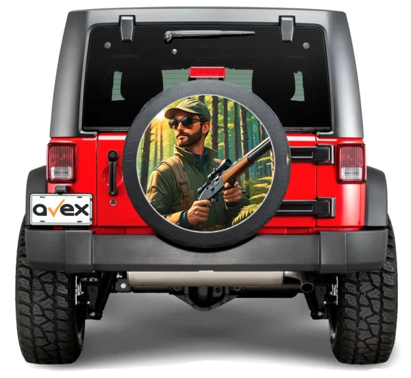 Sticker Auto "Roata de Rezerva" rezistenta la intemperii si raze UV, diametru 55 cm, Cod: AVX-RR20