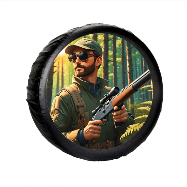 Sticker Auto "Roata de Rezerva" rezistenta la intemperii si raze UV, diametru 55 cm, Cod: AVX-RR20