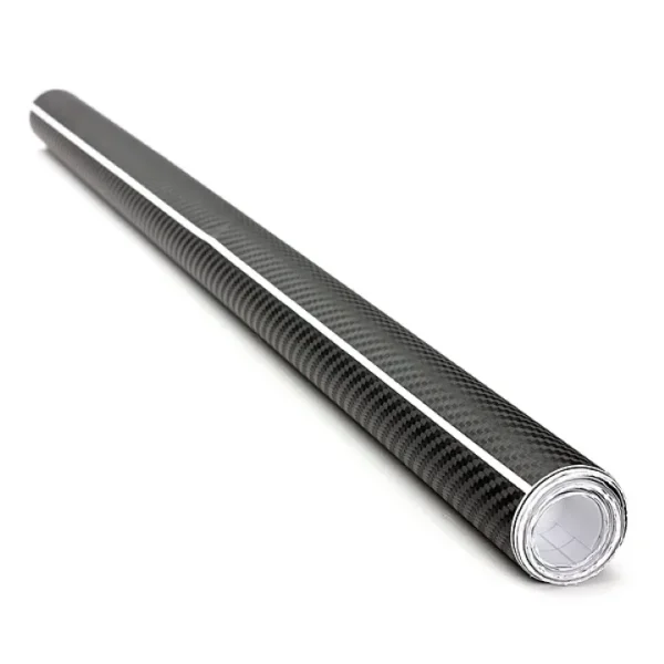 Rola folie colantare auto Carbon 3D, culoare neagra, lungime 28m x 1,27m