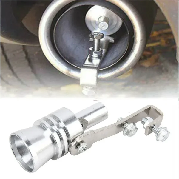 Fluier din aluminiu pentru toba marime XL, compatibil cu motoare peste 2400 cc