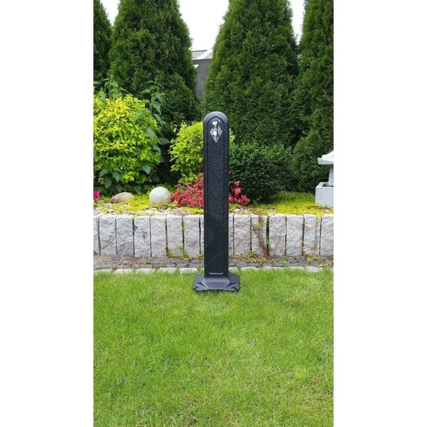 Masca robinet de gradina, cu adaptor furtun, antracit, 90 cm, Itwan
