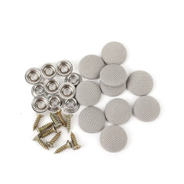 Set 12 clipsuri pentru reparatii tapiterie plafon auto, culoare Gri