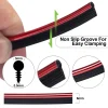 Banda decor interior crom TUNING, 5m, ARGINTIU