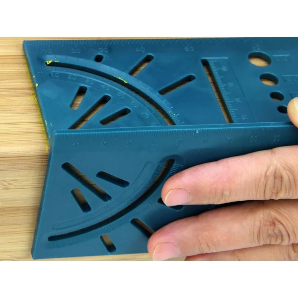 Sablon japonez pentru masurari tridimensionale, Verk Group, plastic, 7x15.5 cm, 6.5x20 cm