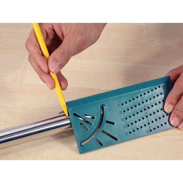 Sablon japonez pentru masurari tridimensionale, Verk Group, plastic, 7x15.5 cm, 6.5x20 cm