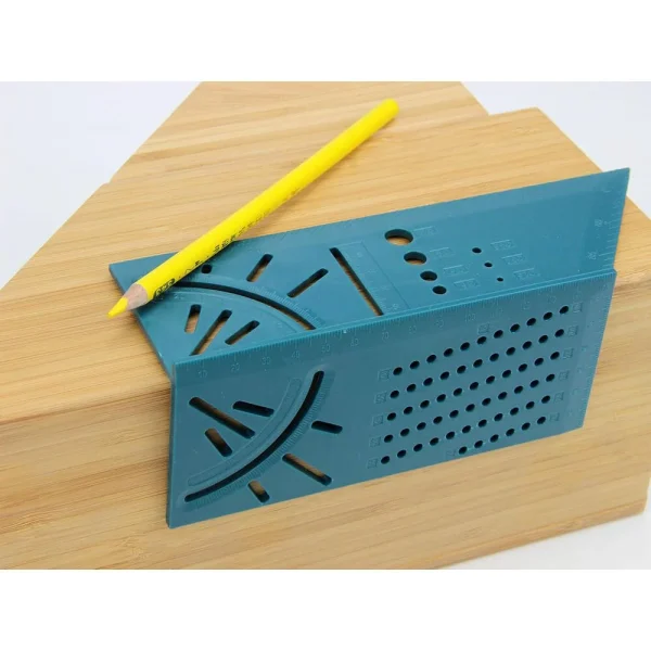 Sablon japonez pentru masurari tridimensionale, Verk Group, plastic, 7x15.5 cm, 6.5x20 cm