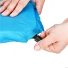 Saltea camping auto-gonflabila, poliester si spuma PU, albastru, 180x50 cm, Springos