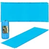 Saltea camping auto-gonflabila, poliester si spuma PU, albastru, 180x50 cm, Springos
