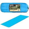 Saltea camping auto-gonflabila, poliester si spuma PU, albastru, 180x50 cm, Springos