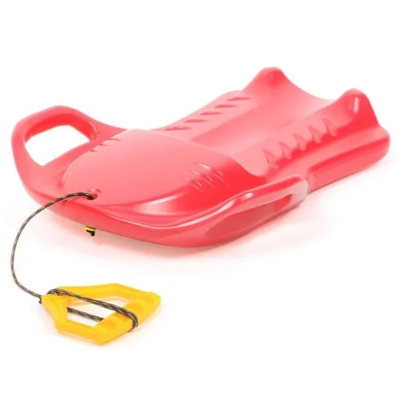 Sanie plastic tip bob, rosu, 57x27 cm, Prosperplast