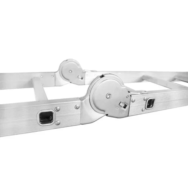 Scara aluminiu, multifunctionala, rabatabila, 4 tronsoane, 4 trepte, max 125 kg, 1.18-4.46 m