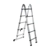 Scara aluminiu telescopica, Detoolz, dubla, 10 trepte, max 150 kg, 0.8-3.2 m