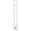 Scara aluminiu telescopica, Drabest, 13 trepte, max 125 kg, 1.07-3.8 m