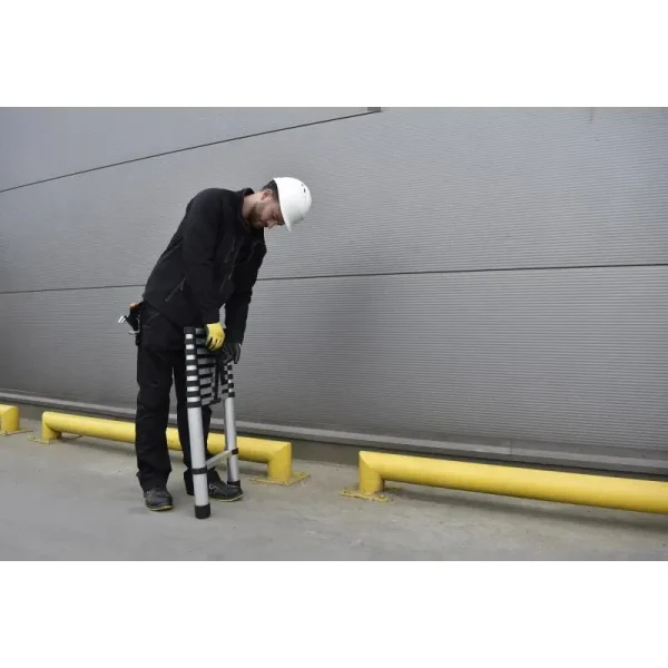 Scara aluminiu telescopica, Drabest, 13 trepte, max 125 kg, 1.07-3.8 m