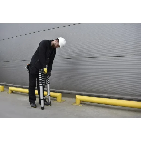 Scara aluminiu telescopica, Drabest, 9 trepte, max 125 kg, 0.88-2.6 m