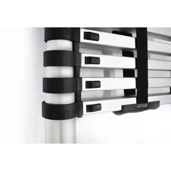 Scara aluminiu telescopica, Drabest, 9 trepte, max 125 kg, 0.88-2.6 m