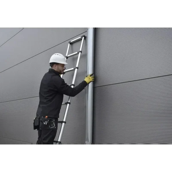 Scara aluminiu telescopica, Drabest, 9 trepte, max 125 kg, 0.88-2.6 m