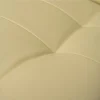 Scaun de birou, Malatec, cu suport pentru picioare, rotativ, piele ecologica, crem, 65x102/110 cm