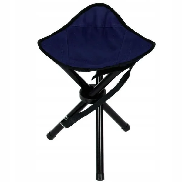 Scaun pliabil gradina, camping, pescuit, albastru, max 100 kg, 28x28x28 cm, Springos