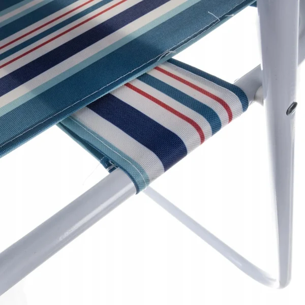 Scaun pliabil gradina, camping, pescuit, model dungi, albastru, 44x50x75 cm, Bergamo, Trizand