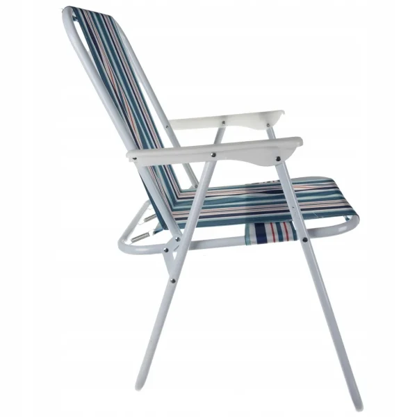 Scaun pliabil gradina, camping, pescuit, model dungi, albastru, 44x50x75 cm, Bergamo, Trizand