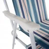 Scaun pliabil gradina, camping, pescuit, model dungi, albastru, 44x50x75 cm, Bergamo, Trizand