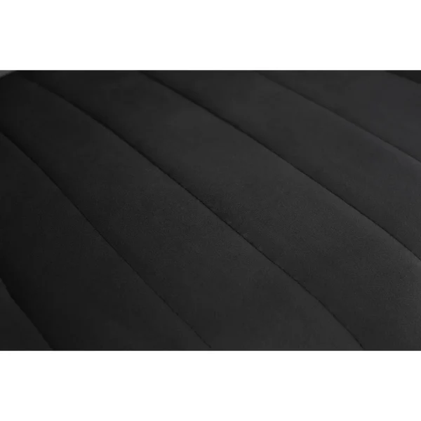 Scaun bucatarie/living, catifea, metal, negru, 54x61x83 cm, Viva