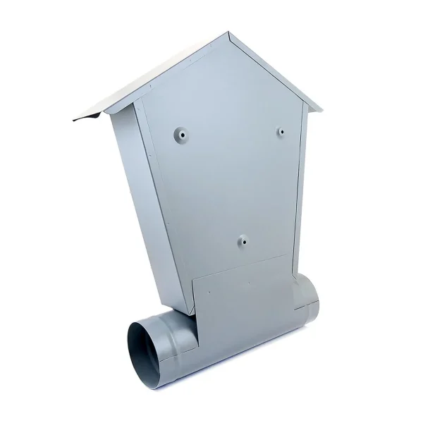 Cutie postala, Damech, cu loc pentru ziar, gri, format B5, 37x10.5x46 cm