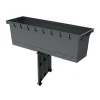 Set 2 jardiniere decorative, antracit, 58x18x49.8 cm, Urbi Case