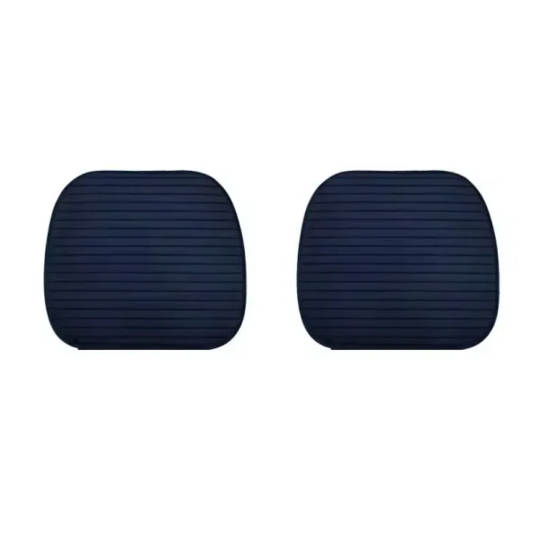 Set 3 piese, protectii scaune si bancheta auto, universale, confortabile, din material textil, culoare Neagra