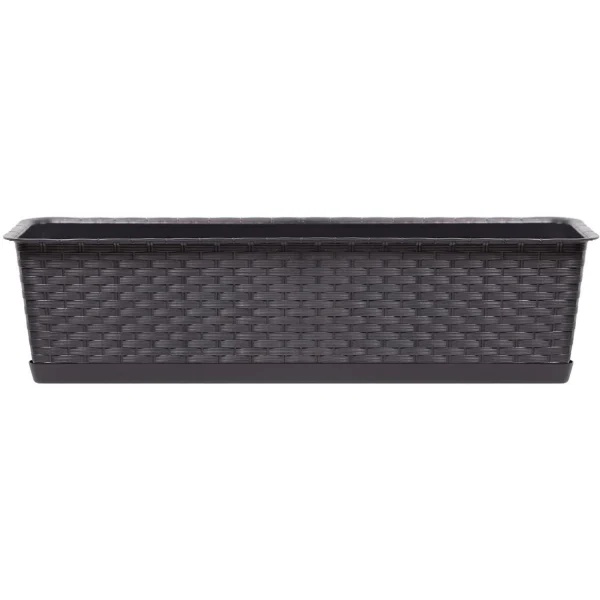 Set 4 jardiniere decorative, maro, 68.5x17.3x15 cm, Ratolla Case P