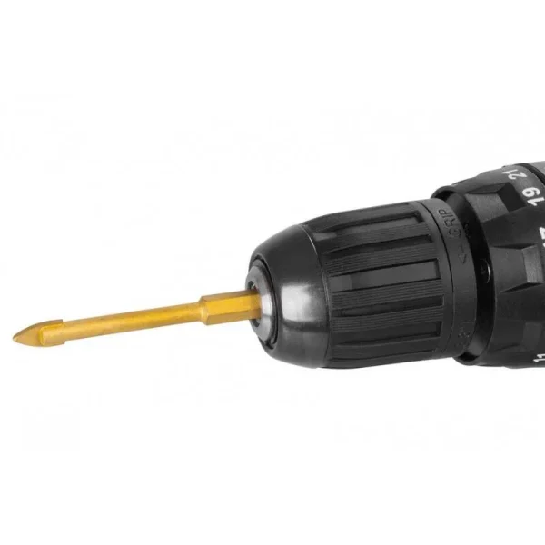 Set burghie diamantate uscate, burghiu de sticla, 5 piese, 6-8-10-12 mm, HEX, Strend Pro Premium