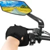 Set 2 Oglinzi retrovizoare pentru bicicleta, reglabile 360 grade, culoare Neagra