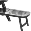 Sezlong de Plaja sau Gradina, reglabil, dimensiune 190 x 60 x 72 cm, material plastic, culoare Negru