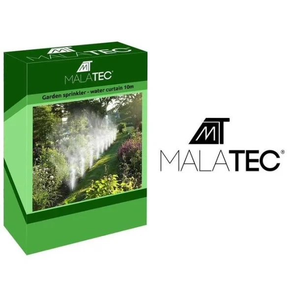 Sistem irigatii cu pulverizare, tip perdea, 11 duze, 115 piese, 10 m, Malatec