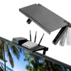 Etajera TV / Monitor din ABS, reglabila, dimensiune 33 x 16.5 cm