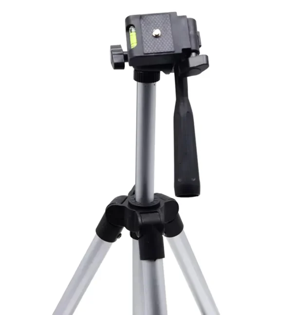 Trepied fotografic din aluminiu, compact, cu suport mobil 3D + Telecomanda Bluetooth