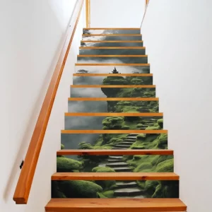 Sticker decorativ pentru scari interioare, print autoadeziv de inalta rezolutie, dimensine 200 x 124 cm, cod: AVX-STAIRS-19