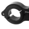 Suport de telefon pentru bicicleta, aluminiu, cu cauciuc, negru, 8x4.5x8 cm, Trizand