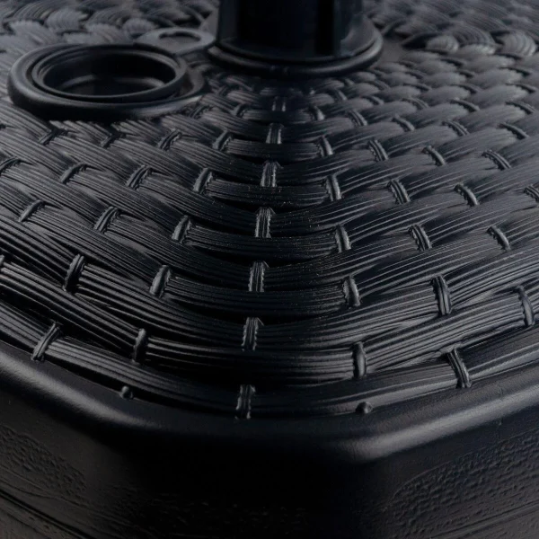 Suport umbrela, Prosperplast, patrat, 39x39x13 cm, antracit