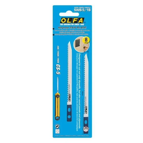 Lama cutter, tip fierastrau, pentru CS-5, 8 mm, OLFA