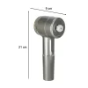 Perie electrica "5-in-1" cu 5 accesorii de curatare pentru baie, podea, rosturi faianta, piscina, cu afisaj cu LED si incarcare USB