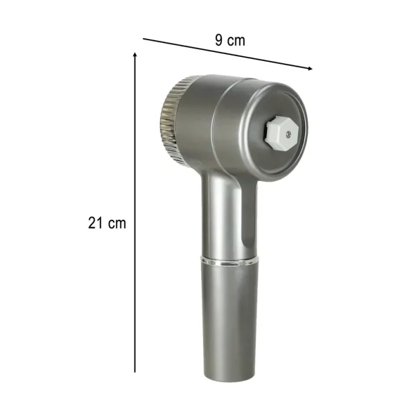 Perie electrica "5-in-1" cu 5 accesorii de curatare pentru baie, podea, rosturi faianta, piscina, cu afisaj cu LED si incarcare USB