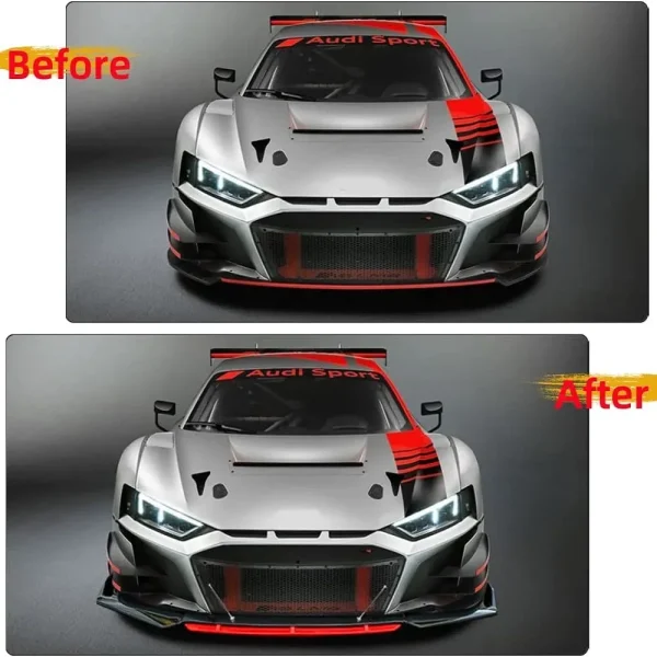 Set 2 Tije din Aluminiu reglabile pentru Consolidare Spoiler, lungime 20cm, IMITATIE CARBON