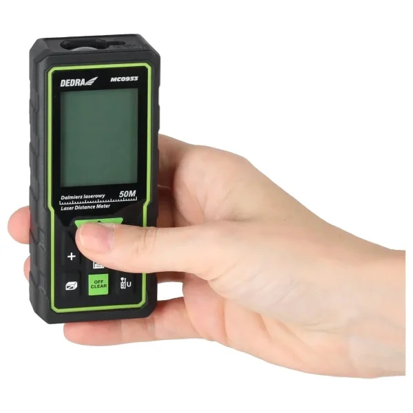 Telemetru cu laser, 50 m, Dedra