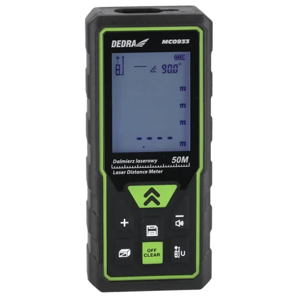 Telemetru cu laser, 50 m, Dedra