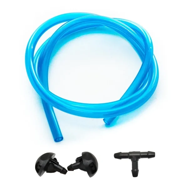 Kit Universal cu 2 diuze spalare parbriz tip "perdea" + teu + furtun, lungime 175 cm