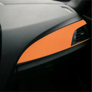 Folie Auto Colantare Trimuri, Model Catifea Orange, 100 x 45cm