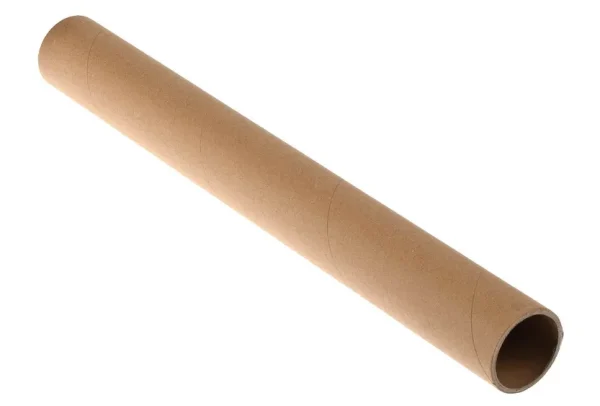 Tub din carton pentru protectie la transport folii si printuri, lungime 130 cm, diametru Ø76mm, grosime perete 4mm